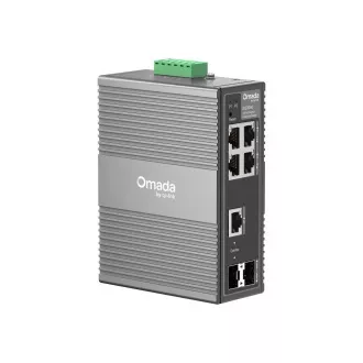 Switch industrial TP-Link OMADA IES206G (4xGbE, 1xGbE/SFPcombo, 1xSFP, DIN, IP40, fără ventilator)