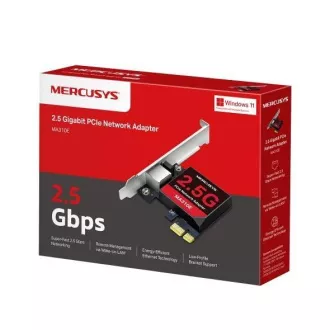 Placă de rețea MERCUSYS MA310E 2.5GbE (1x2.5GbE, 1xPCIe2.1)