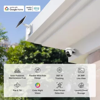 Cameră de supraveghere video TP-Link Tapo C610 KIT, panou solar (3MP, 2K, 1296p, IR 10m, WiFi, card micro SD, IP65) Cameră de supraveghere video TP-Link Tapo C610 KIT, panou solar (3MP, 2K, 1296p, IR 10m, WiFi, card micro SD, IP65)