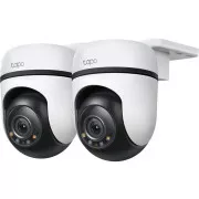Cameră de exterior TP-Link Tapo C510W (pachet de 2), (3MP, PTZ, 2K 1296p, WiFi, IR 30m, card micro SD)