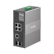Switch industrial TP-Link OMADA IES206GPP (4xGbE, 1xGbE/SFPcombo, 1xSFP, 3xPoE+, 1xPoE++, 120W, DIN, IP40, fără ventilator)
