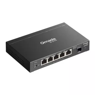 Comutator TP-Link OMADA SG2206MP (5xGbE, 1xSFP, 4xPoE+, 63W, fără ventilator)