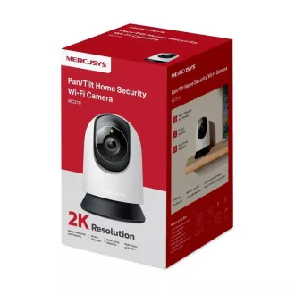 Cameră de supraveghere MERCUSYS MC210 pentru casă/interior (3MP, 2K, 1296p, IR 12m, WiFi, microSD)