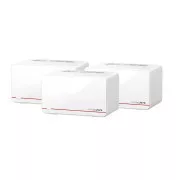 MERCUSYS Halo H37BE (pachet de 3) WiFi7 Mesh (BE6500, 2.4GHz/5GHz, 2x2, 5GbELAN/WAN, 1xGbELAN/WAN)