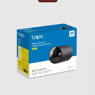 Cameră de exterior TP-Link Tapo C411 (3MP, 2K QHD, 1296p, IR 9m, WiFi, card micro SD, IP65)