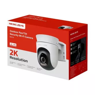 Cameră de exterior MERCUSYS MC510 (3MP, 2K, 1296p, IR 30m, WiFi, microSD)