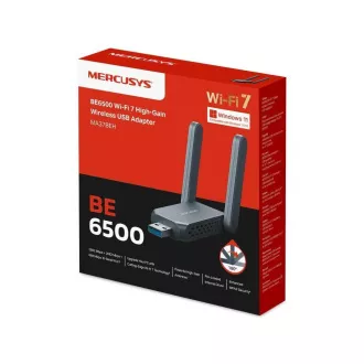 Adaptor USB MERCUSYS MA37BEH WiFi7 (AC1300, 2.4GHz/5GHz/6GHz, USB3.0)