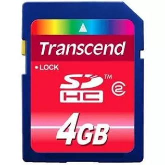 Card SDHC TRANSCEND 4GB clasa 4