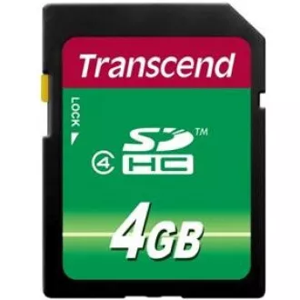 Card SDHC TRANSCEND 4GB clasa 4