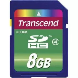 Card SDHC TRANSCEND de 8 GB clasa 4