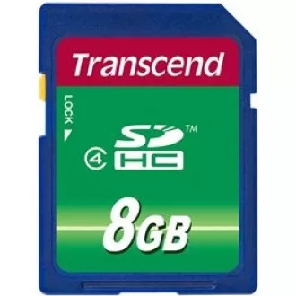 Card SDHC TRANSCEND de 8 GB clasa 4