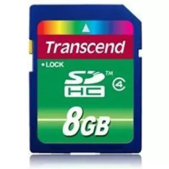 Card SDHC TRANSCEND de 8 GB clasa 4