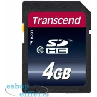 Card SDHC TRANSCEND 4GB Premium, clasa 10