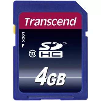Card SDHC TRANSCEND 4GB Premium, clasa 10