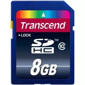 Card SDHC TRANSCEND 8GB Premium, clasa 10