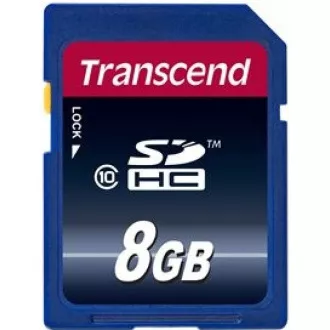 Card SDHC TRANSCEND 8GB Premium, clasa 10