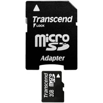 Card MicroSD TRANSCEND 2GB, fără adaptor