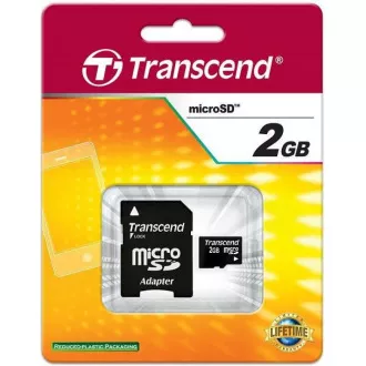 Card MicroSD TRANSCEND 2GB, fără adaptor