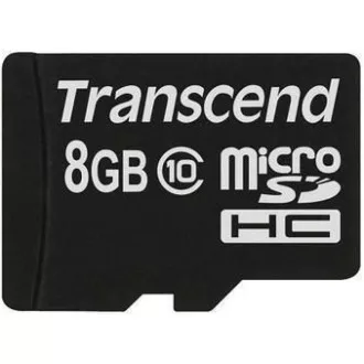 Card MicroSDHC TRANSCEND 8GB Clasa 10 8GB, fără adaptor Card MicroSDHC TRANSCEND 8GB Clasa 10 8GB, fără adaptor