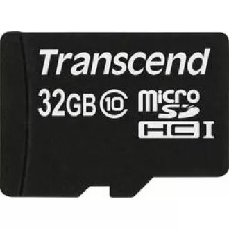 Card MicroSDHC TRANSCEND 32GB Clasa 10, fără adaptor
