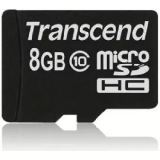 Cardul TRANSCEND MicroSDHC 8GB Adaptor clasa 10+ Cardul TRANSCEND MicroSDHC 8GB Adaptor clasa 10+