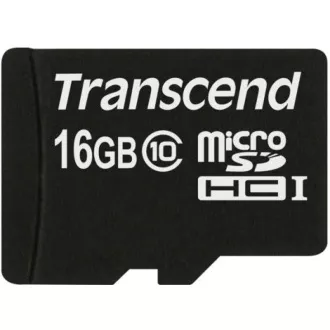 Card MicroSDHC TRANSCEND 16GB Clasa 10 + adaptor Card MicroSDHC TRANSCEND 16GB Clasa 10 + adaptor