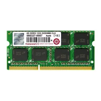 TRANSCEND SODIMM DDR3 DDR3 4GB 1333MHz 256Mx8 CL9
