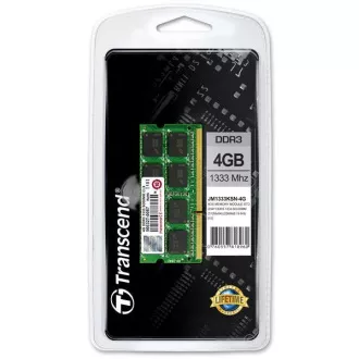 TRANSCEND SODIMM DDR3 DDR3 4GB 1333MHz 256Mx8 CL9