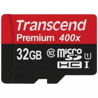 Card MicroSDHC TRANSCEND 32GB Premium, Clasa 10 UHS-I 300x, fără adaptor