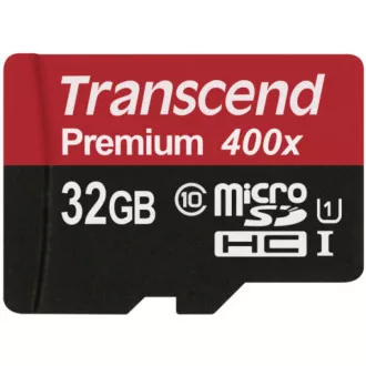 Card MicroSDHC TRANSCEND 32GB Premium, Clasa 10 UHS-I 300x, fără adaptor