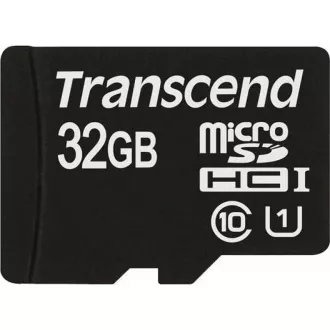 Card MicroSDHC TRANSCEND 32GB Premium, Clasa 10 UHS-I 300x, fără adaptor