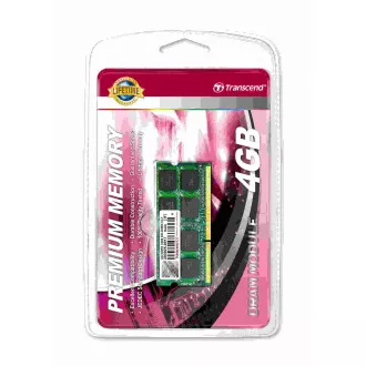 TRANSCEND SODIMM DDR3 DDR3 4GB 1066MHz 2Rx8 CL7 JetRam™ Retail