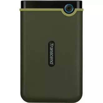 HDD extern TRANSCEND USB 3.0 StoreJet 25M3G, subțire, 1TB, negru (SATA, carcasă din cauciuc, anti-șoc)