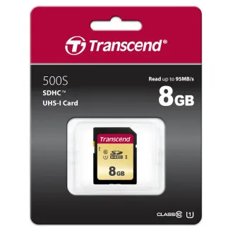 Card SDHC TRANSCEND 8GB 500S, UHS-I U1 (R: 95 / W: 60 MB / s) Card SDHC TRANSCEND 8GB 500S, UHS-I U1 (R: 95 / W: 60 MB / s)