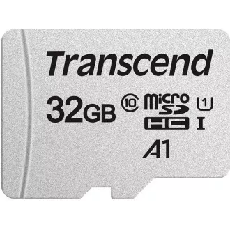 Card MicroSDHC TRANSCEND 32GB 300S, UHS-I U1 + adaptor