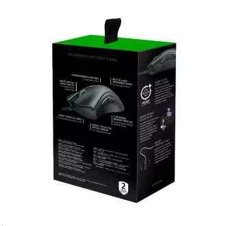 Mouse RAZER DeathAdder V2, optic, rezoluție 20.000 dpi, USB, stocare hibrid în cloud și memorie integrată, RGB