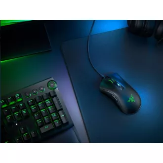 Mouse RAZER DeathAdder V2, optic, rezoluție 20.000 dpi, USB, stocare hibrid în cloud și memorie integrată, RGB