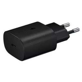 Încărcător de călătorie Samsung EP-TA800EBE, PD, Încărcare rapidă, USB-C, 25 W, negru, (vrac)