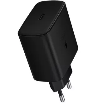 Încărcător de călătorie Samsung Quickcharge USB-C 45W, negru (OOB Bulk)