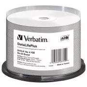 VERBATIM DVD-R (pachet de 50) /Spindle/16X/4,7GB/DataLife Plus Wide Thermal Professional Fără ID Brand