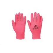 Mănuși de nailon LOLLIPOP. latex. roz 5