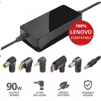 Adaptor de alimentare TRUST MAXO pentru laptopuri LENOVO 90W, incl. terminale Adaptor de alimentare TRUST MAXO pentru laptopuri LENOVO 90W, incl. terminale