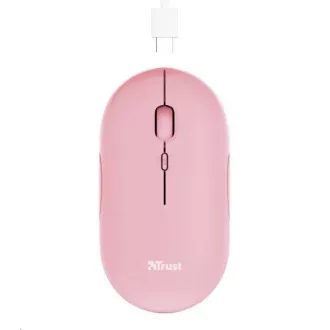 mouse TRUST PUCK, wireless, USB, roz mouse TRUST PUCK, wireless, USB, roz