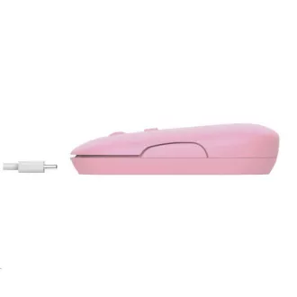 mouse TRUST PUCK, wireless, USB, roz mouse TRUST PUCK, wireless, USB, roz