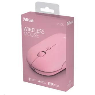 mouse TRUST PUCK, wireless, USB, roz mouse TRUST PUCK, wireless, USB, roz