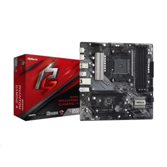 Placă video ASRock MB Sc AM4 B550M PHANTOM GAMING 4, AMD B550, 4xDDR4, 1xDP, 1xHDMI, mATX