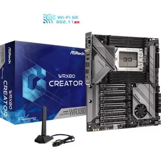 Placă de bază ASRock MB Sc sWRX8 WRX80 Creator R2.0, AMD WRX8, 8xDDR4, 1xVGA, WiFi, eATX