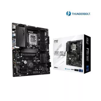 Placă de bază ASRock MB Sc LGA1851 Z890 PRO-A, Intel Z890, 4xDDR5, 1xDP, 1xHDMI, 1xThunderbolt