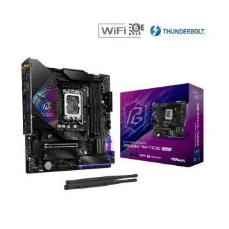 Placă de bază ASRock MB Sc LGA1851 Z890M RIPTIDE WIFI, Intel Z890, 4xDDR5, 1xDP, 1xHDMI, 2xThunderbolt, WI-FI, mATX Placă de bază ASRock MB Sc LGA1851 Z890M RIPTIDE WIFI, Intel Z890, 4xDDR5, 1xDP, 1xHDMI, 2xThunderbolt, WI-FI, mATX
