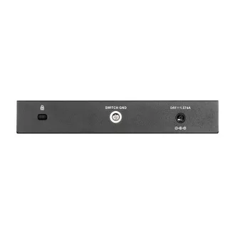 D-Link DGS-1100-08PV2 Comutator Gigabit Smart Managed PoE cu 8 porturi, buget PoE 64W, fără ventilator